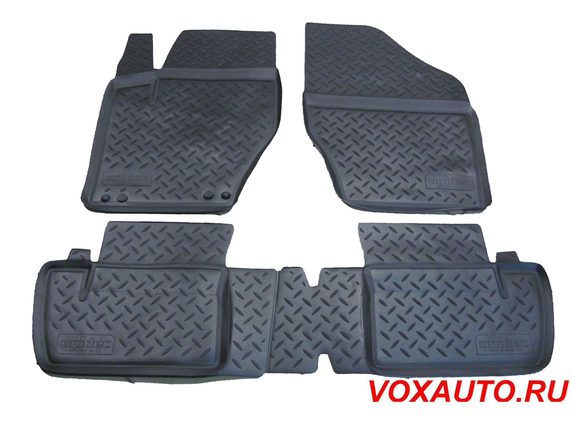 Коврики салона NPL CITROEN C4 2011-2022г